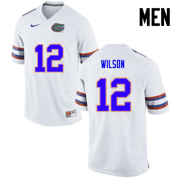 Florida Gators Men #12 Quincy Wilson College Football White